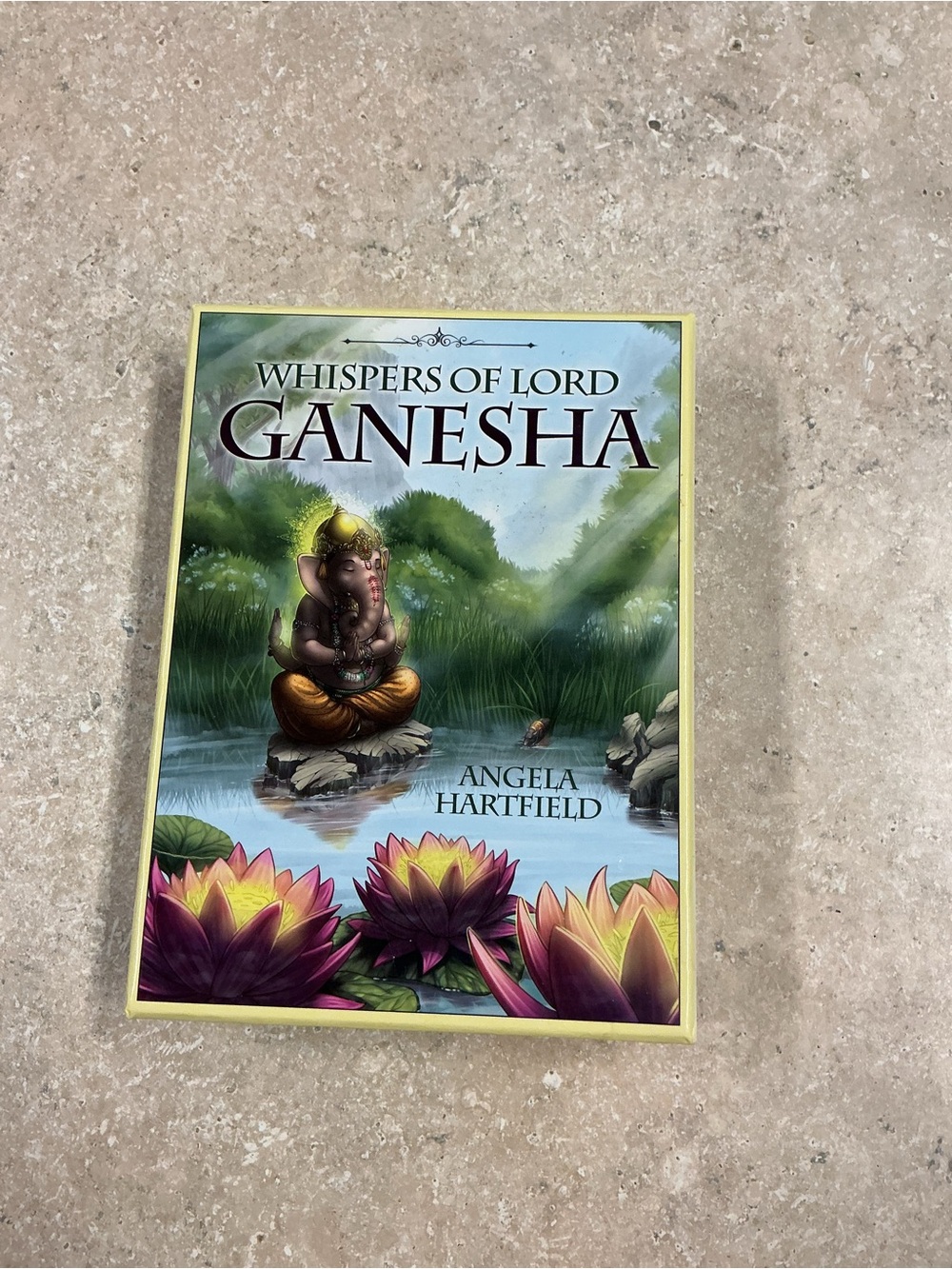 Whispers Of Lord Ganesha Angela Hatfield Tarot Cards 50 Cards & Guidebook